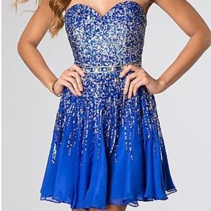 Sherri Hill 8413 Blue